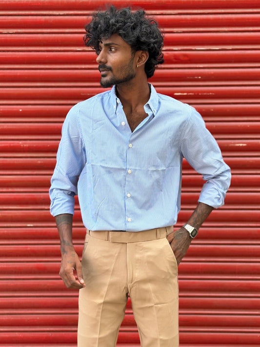 Blue Striped Shirt
