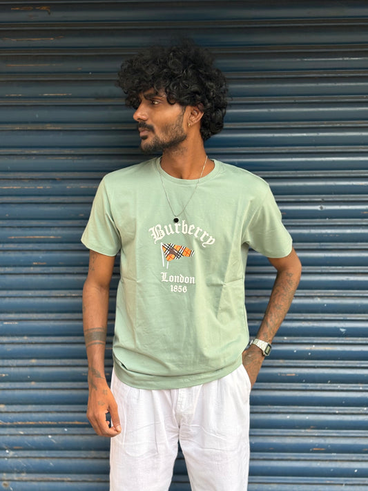 Green Half Sleeve T-shirt