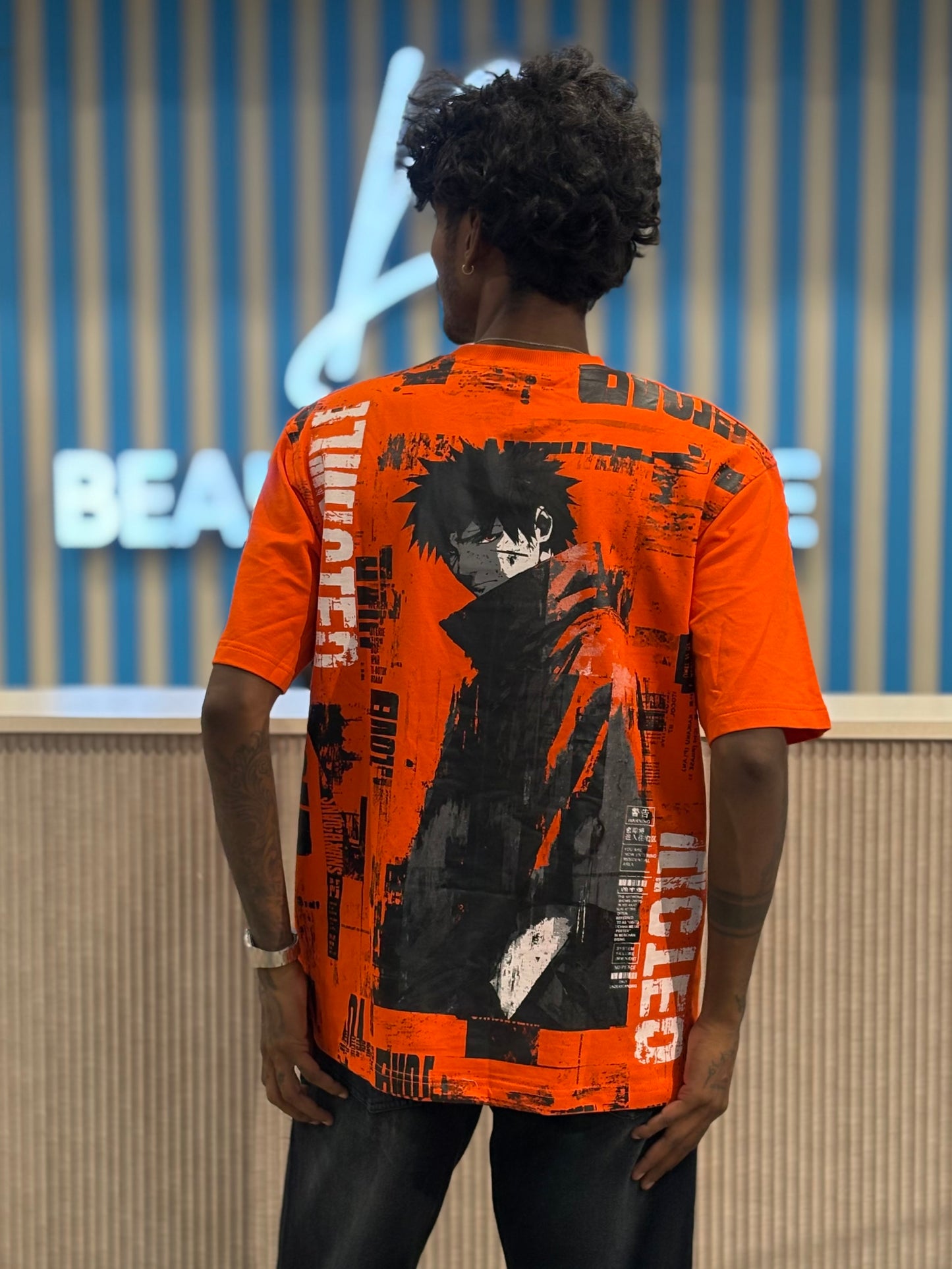 Orange Oversized Tshirt