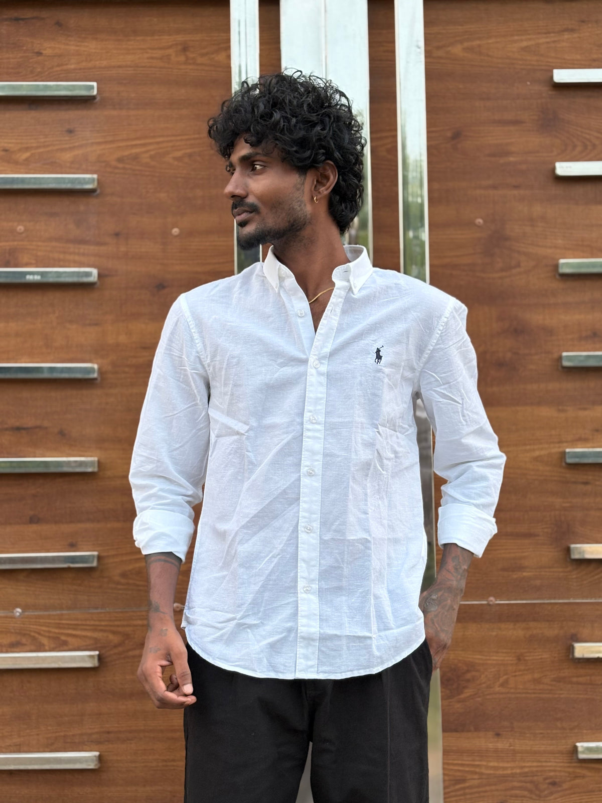 White Linen Shirt