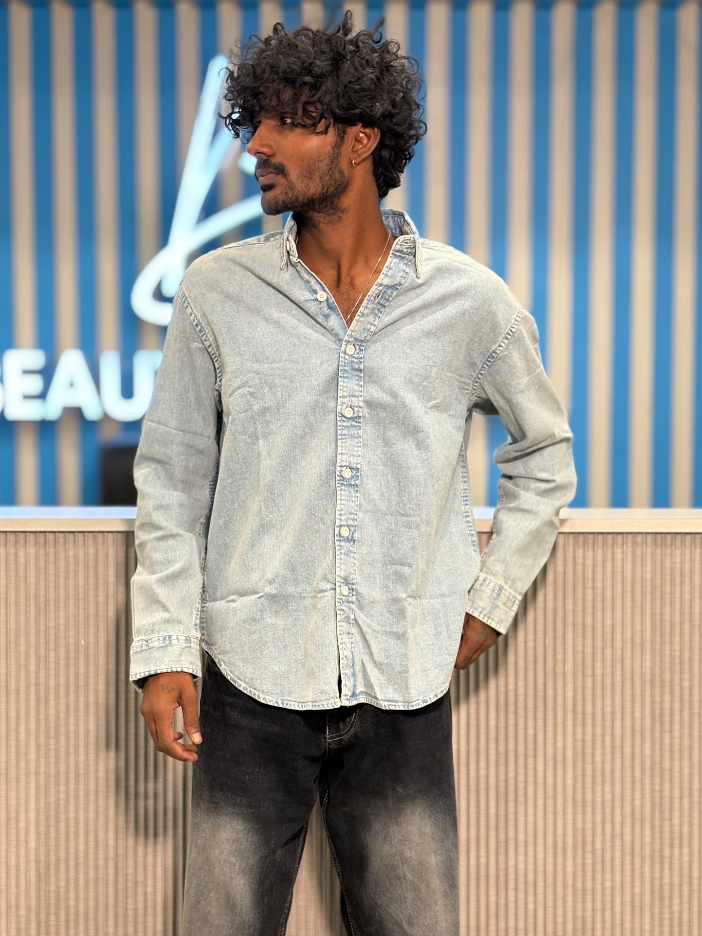 Blue Denim Shirt