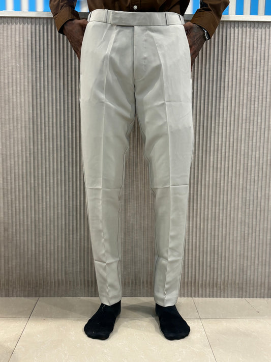 Light Beige Polo Fit Formal Pants