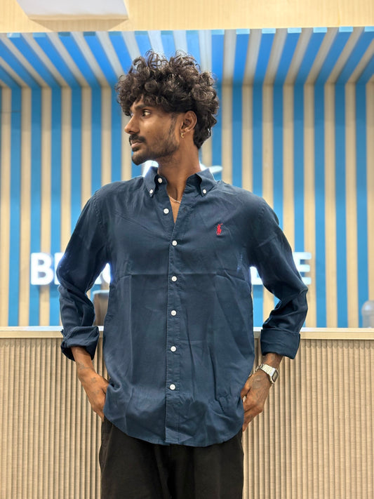 Blue Linen Shirt