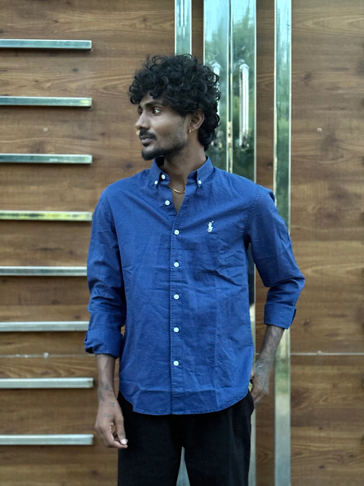 Blue Linen Shirt
