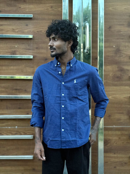 Blue Linen Shirt