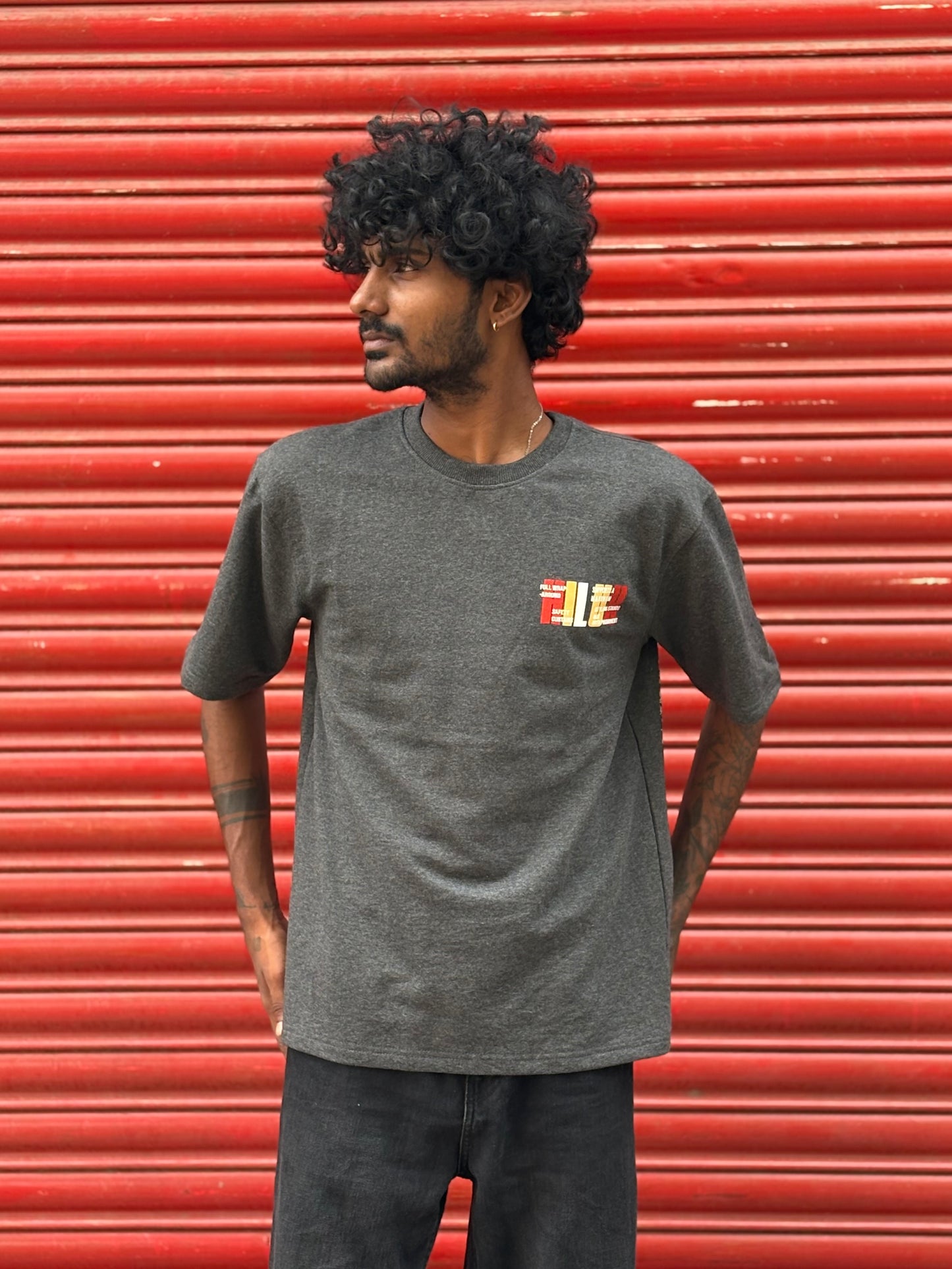 Dark Grey Oversized Tshirt