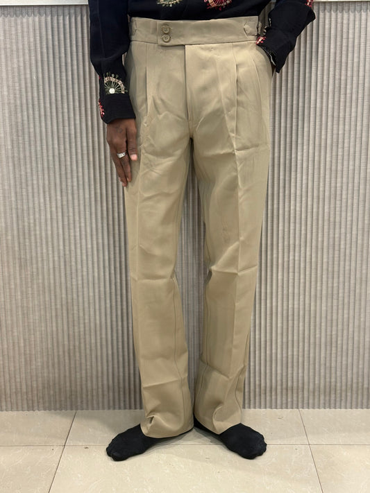 Beige Gurkha Pant