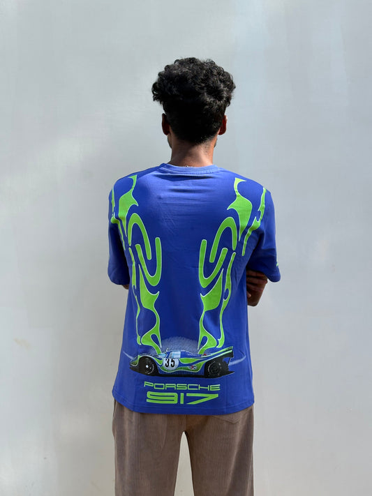 Blue Oversized Tshirt