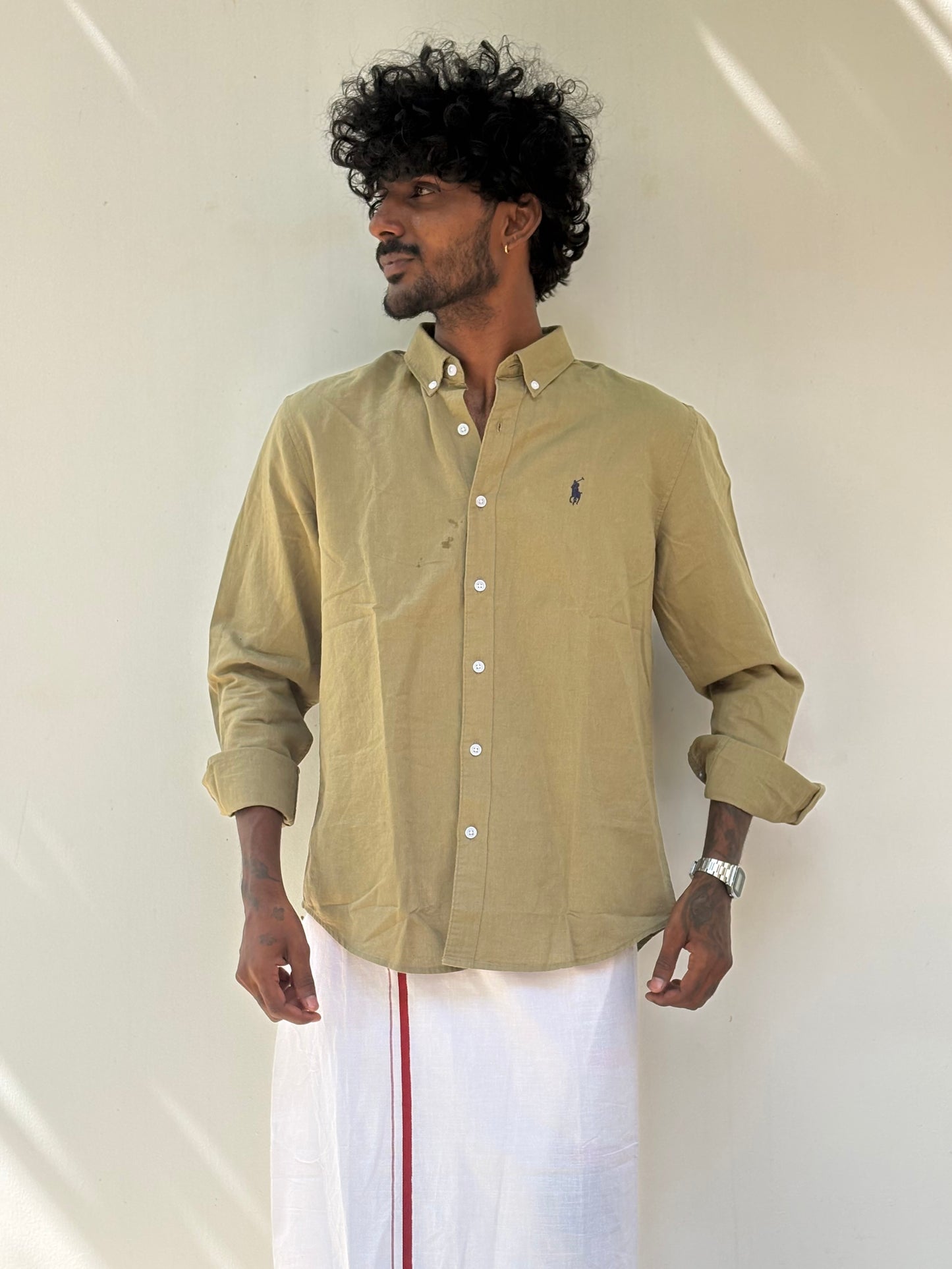 Green Linen Shirt