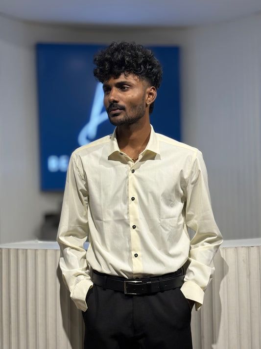 Light Yellow Liquid Shirt