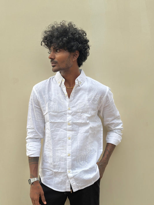 White Linen Shirt