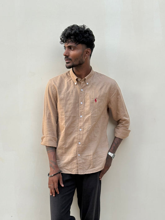 Brown Linen Shirt