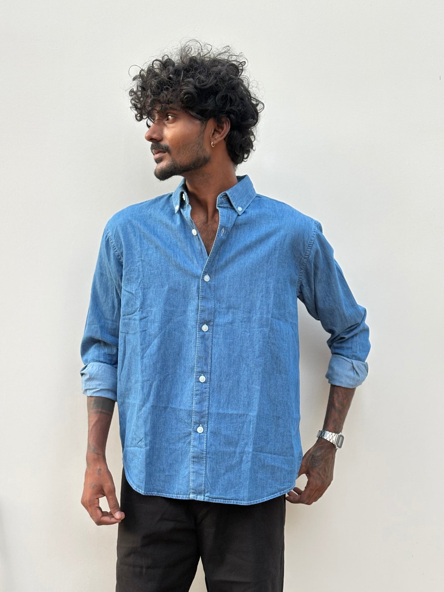 Blue Denim Shirt
