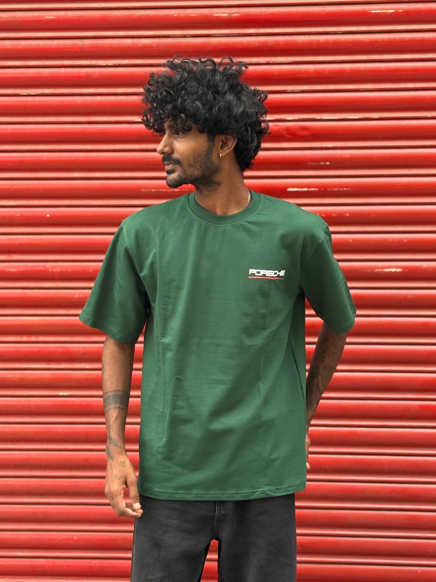 Dark Green Oversized Tshirt
