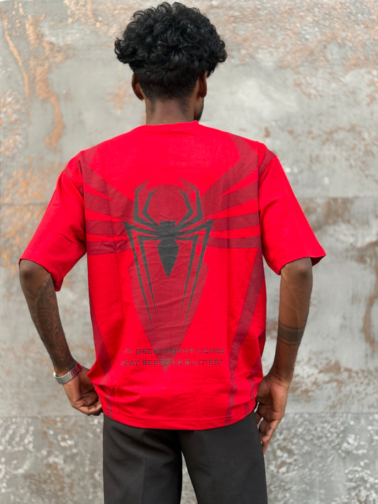 Red Oversized Tshirt