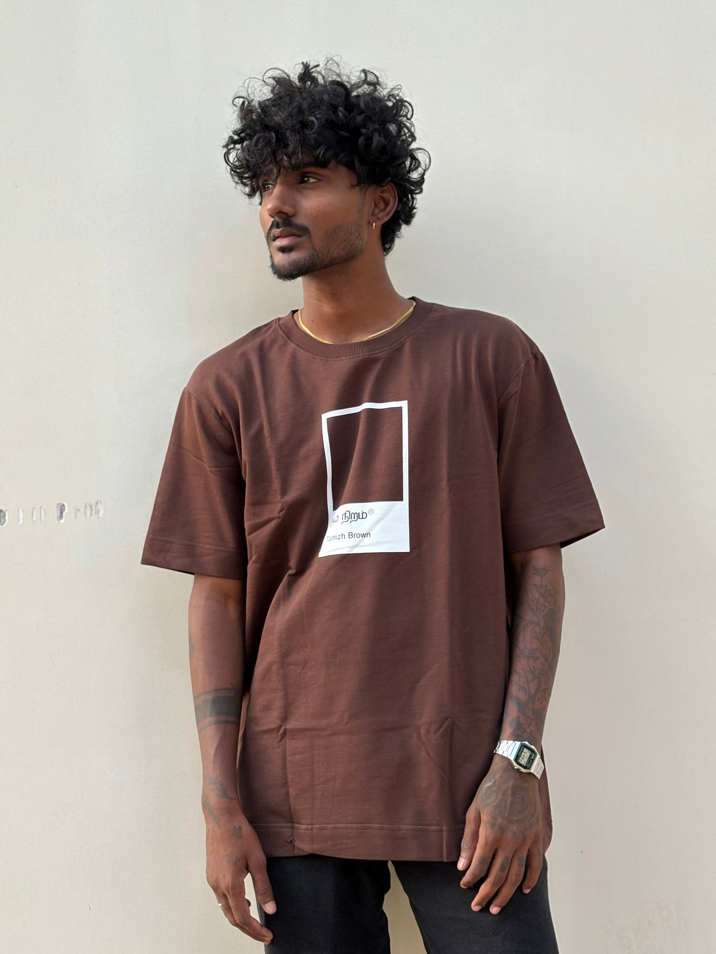 Brown Oversized Tshirt