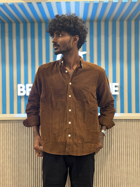 Brown Corduroy Shirt