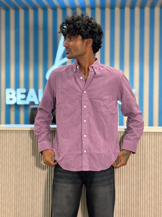 Lavender Corduroy Shirt