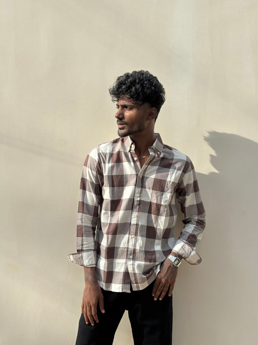 Brown Flannel Shirt