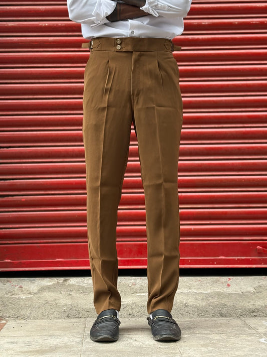 Brown Armani Gurkha Pant