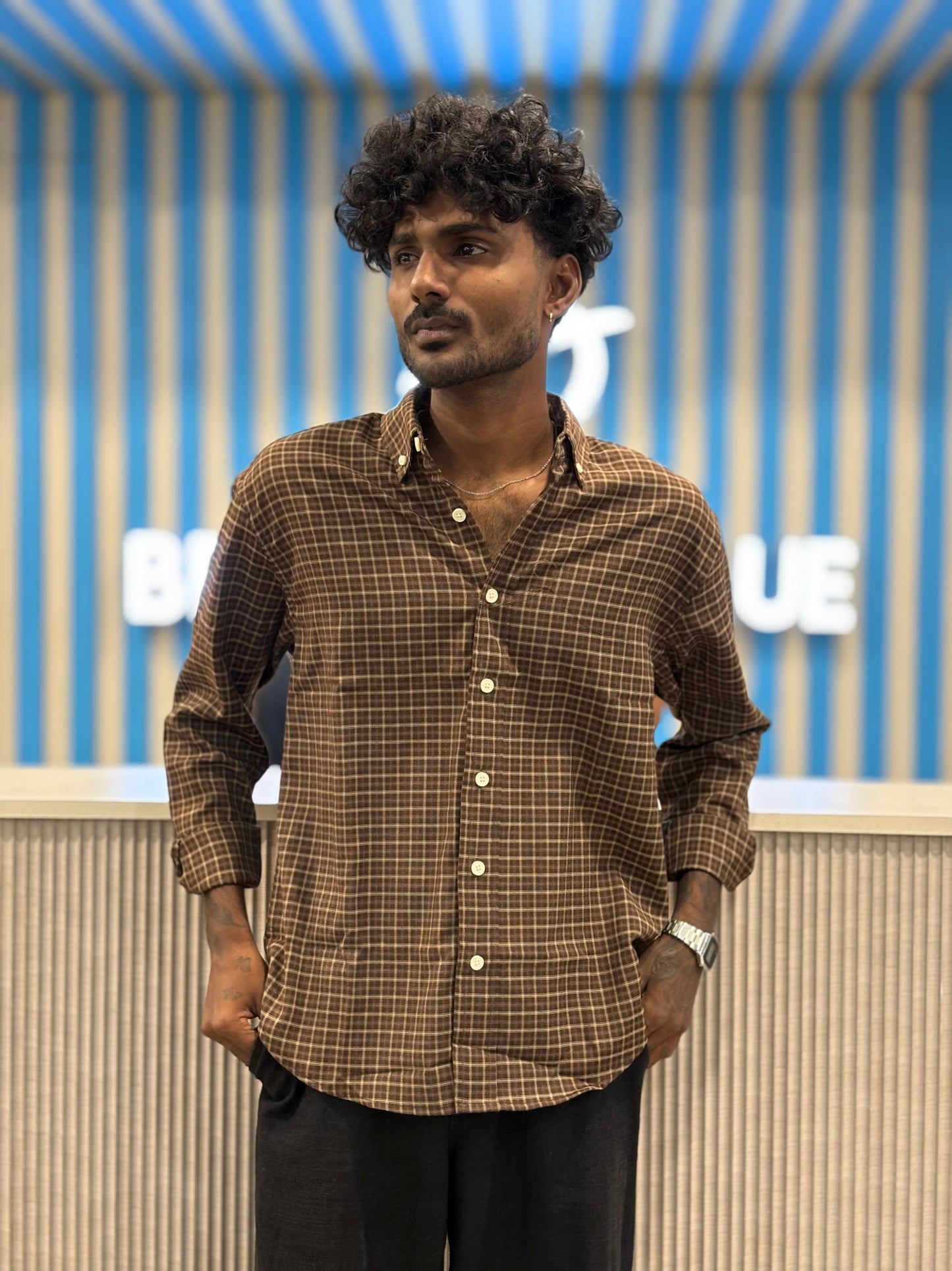 Brown Flannel Shirt