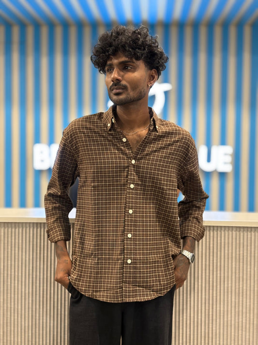 Brown Flannel Shirt