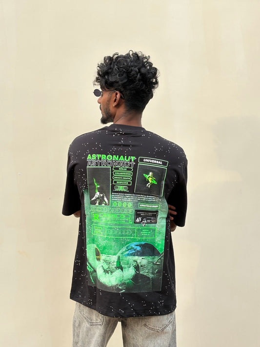 Black Neon Oversized Tshirt