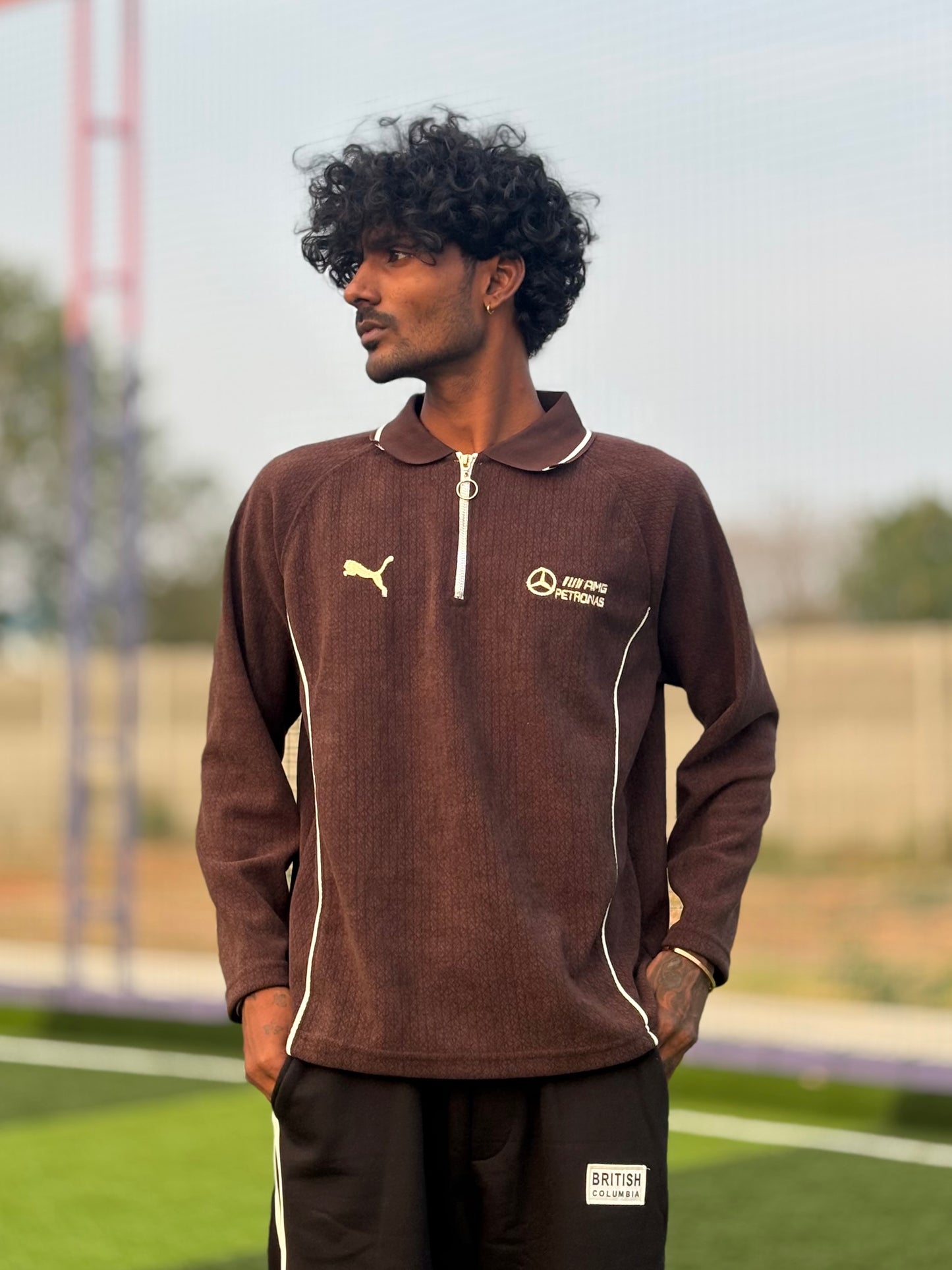 Brown Oversized Sweatshirt