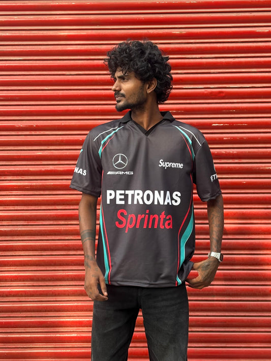Black Motorsport Oversized Tshirt
