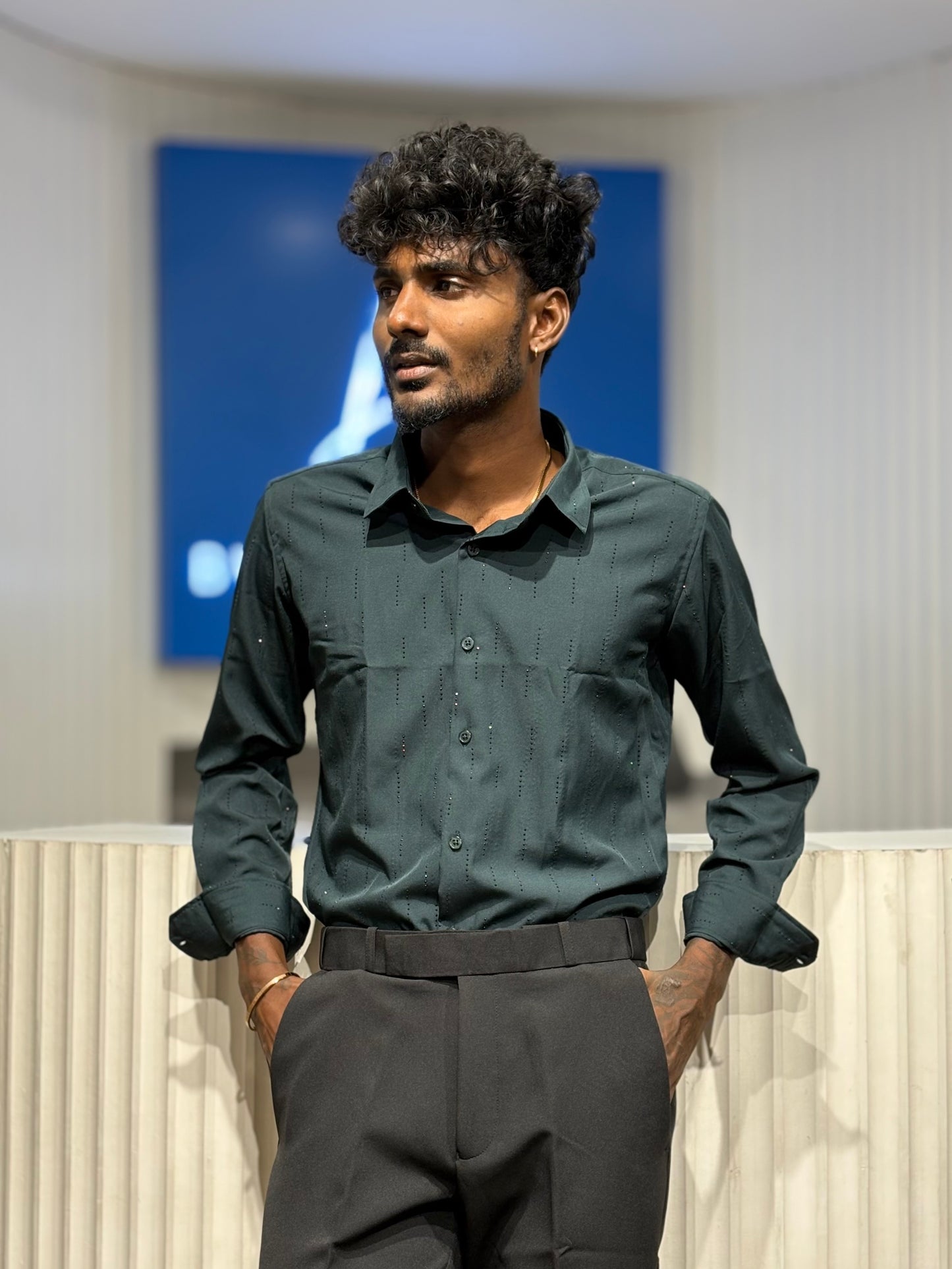 Green Designer Shirt