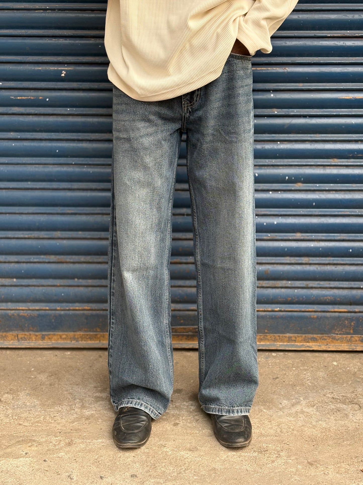 Blue Baggy Jeans