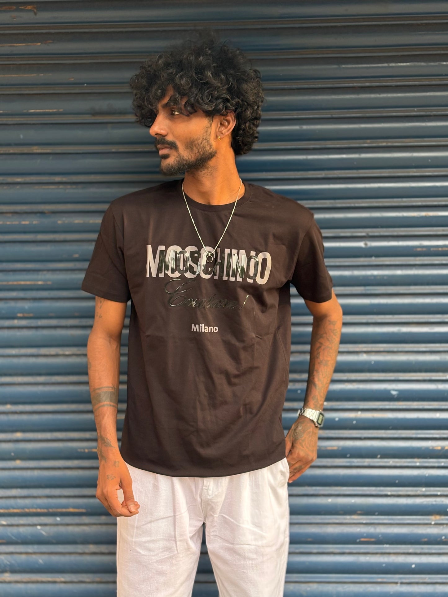 Black Half Sleeve T-shirt