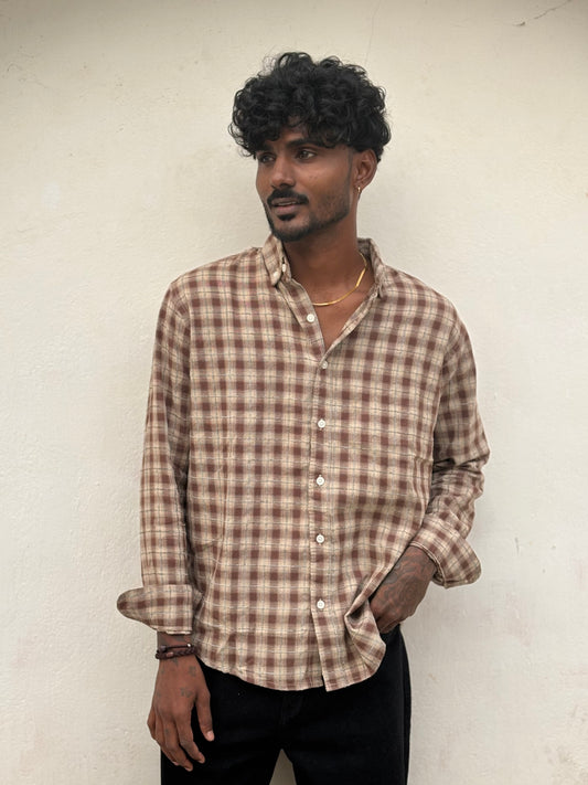 Brown Flannel Shirt