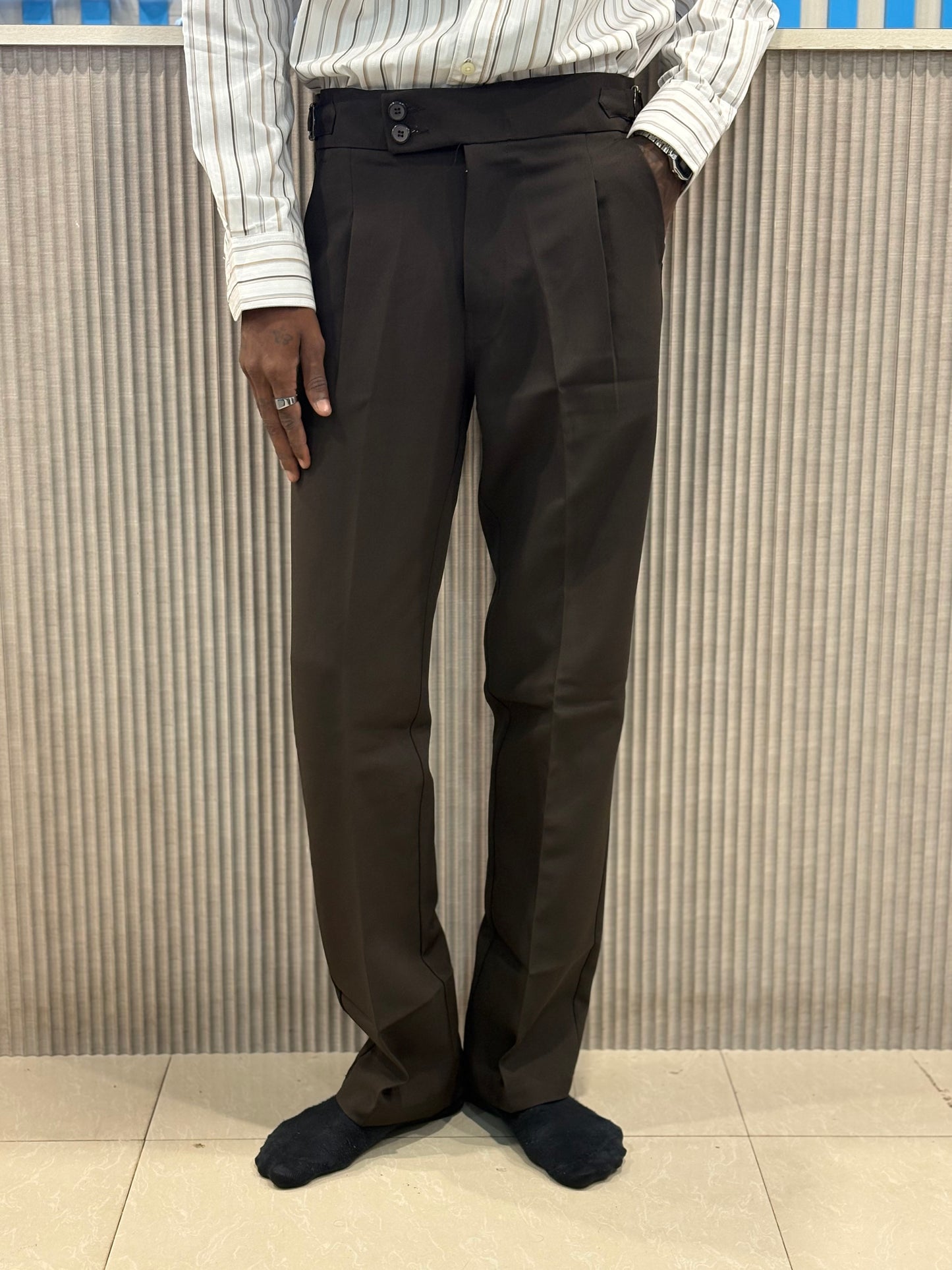 Dark Brown Gurkha Pant