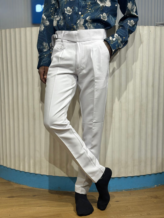 White Gurkha Pant