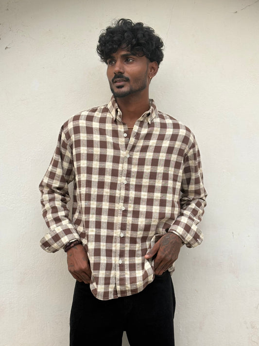 Brown Flannel Shirt