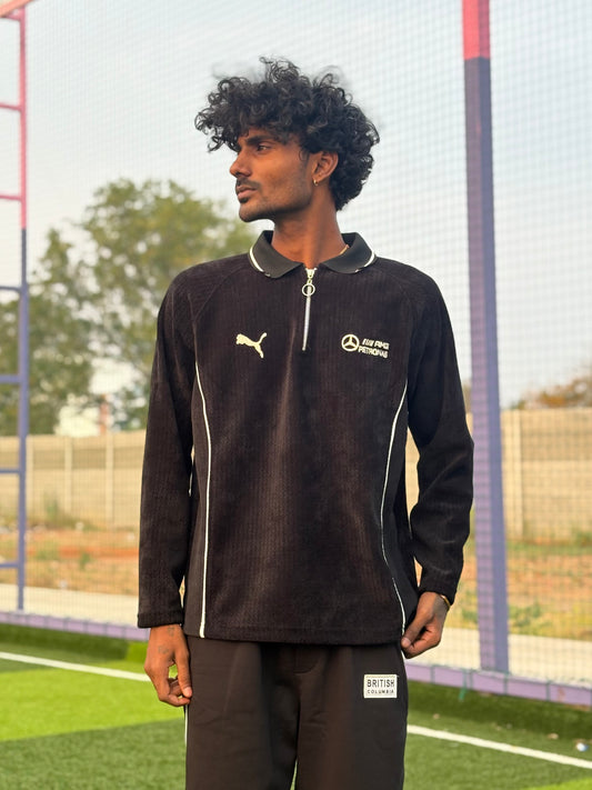 Black Oversized Sweatshirt