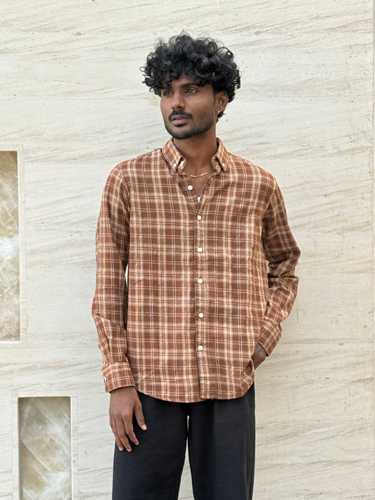 Brown Flannel Shirt