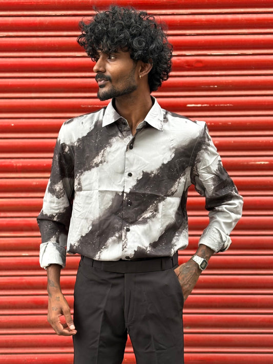 White Printed Shirt