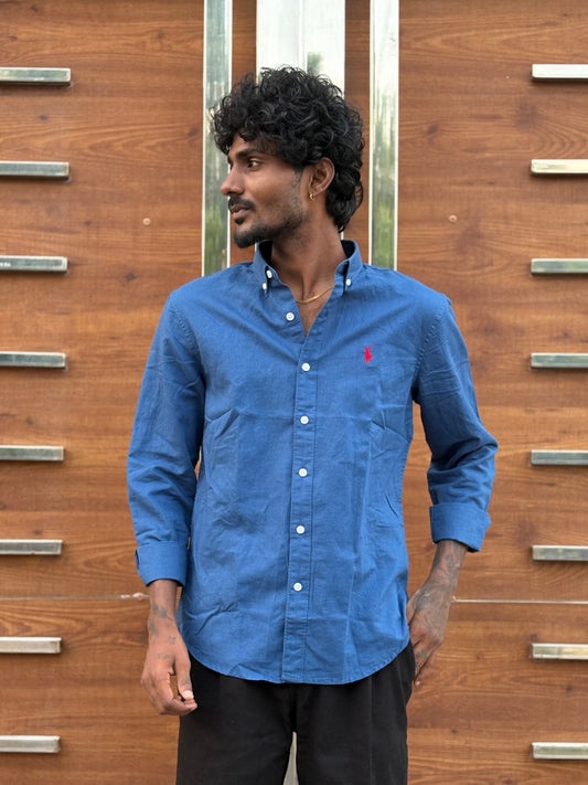 Blue Linen Shirt