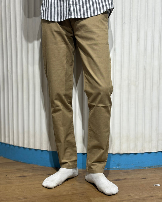 Biscuit Linen Draw String Pants