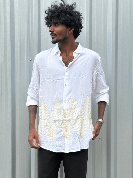 White Embroidery Shirt