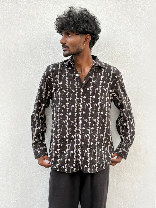Black Embroidery Shirt