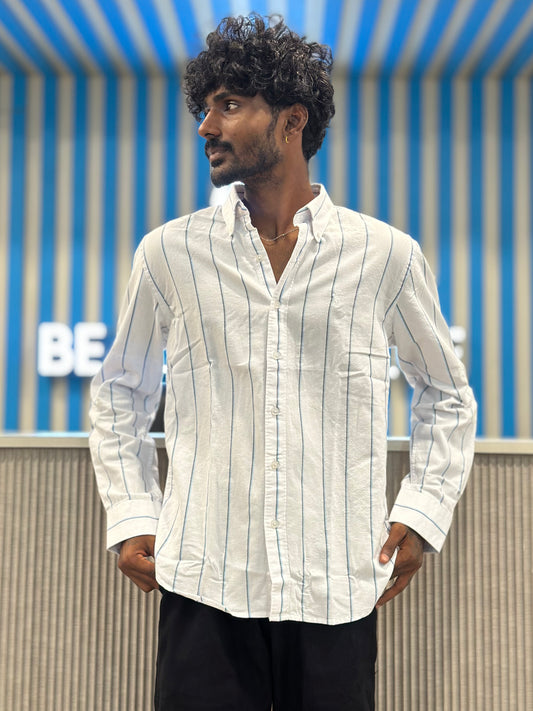 White Striped Shirt