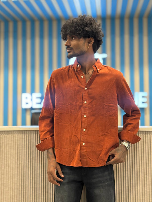 Brown Corduroy Shirt