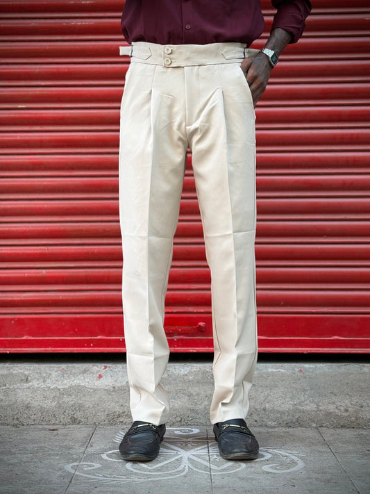 Cream Gurkha Pant