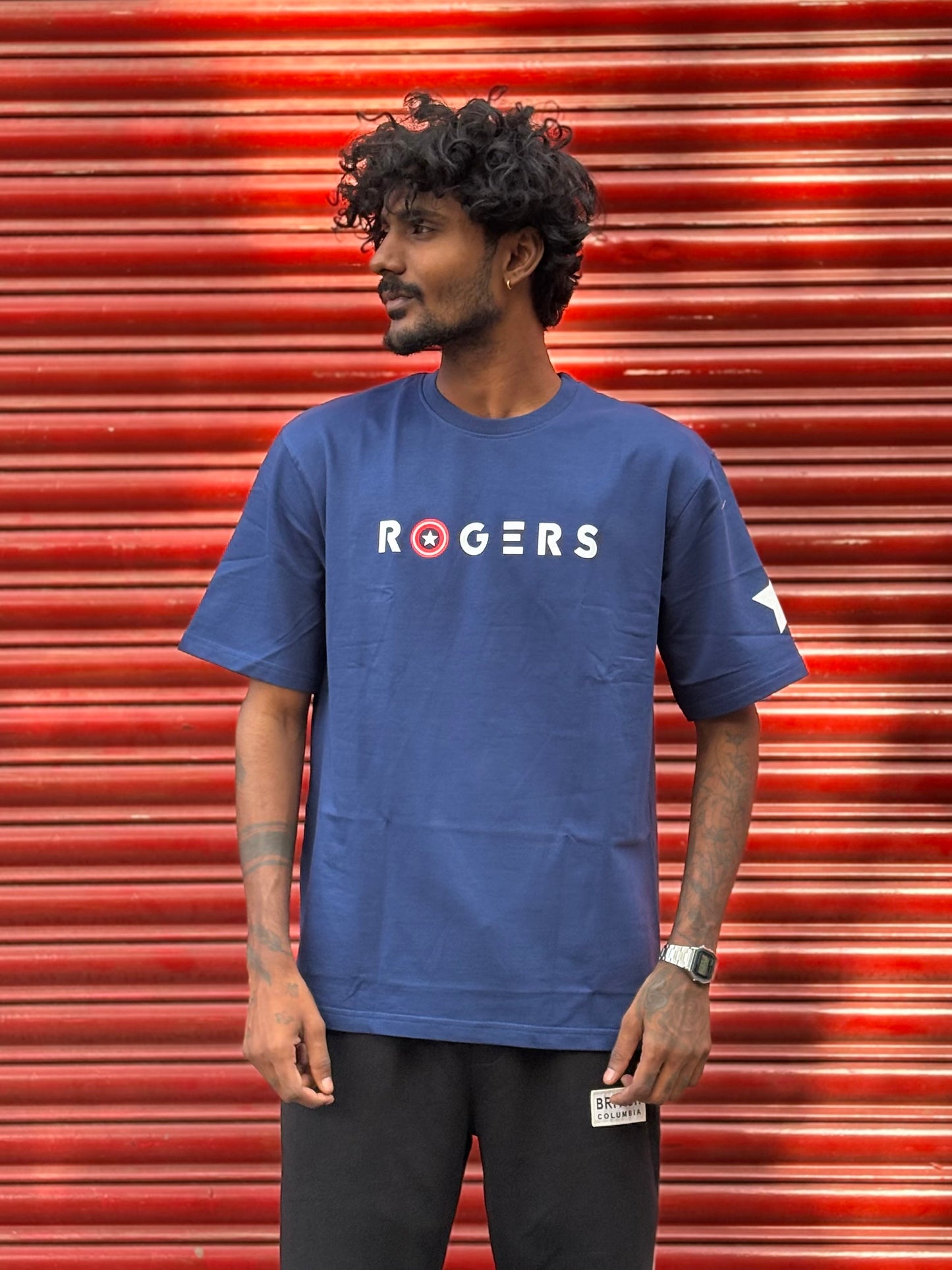 Blue Oversized Tshirt