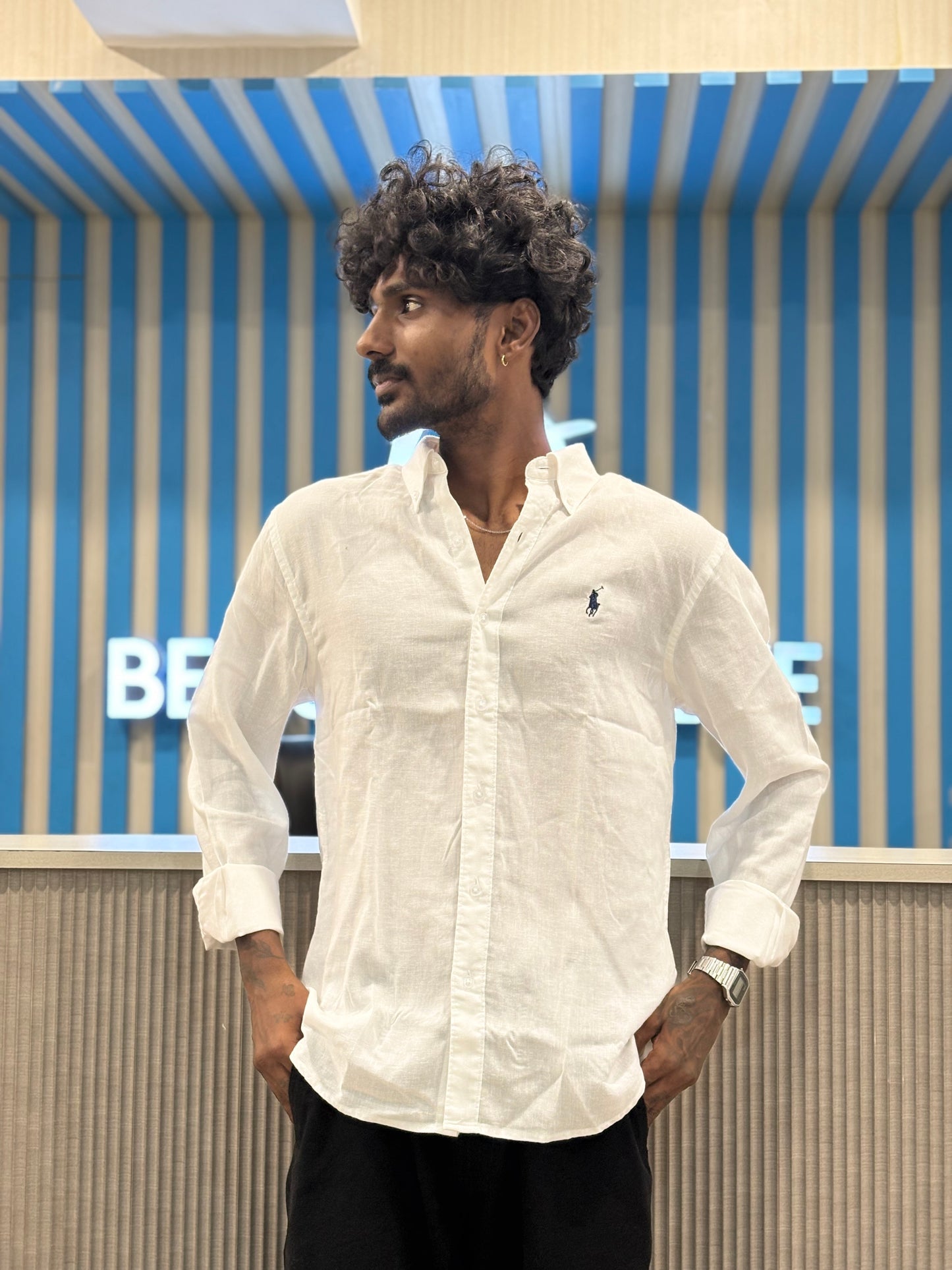 White Linen Shirt