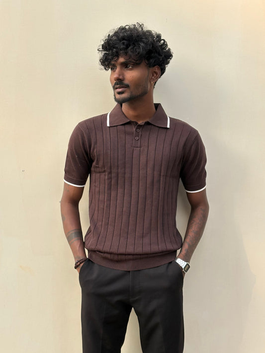 Brown Polo Tshirt