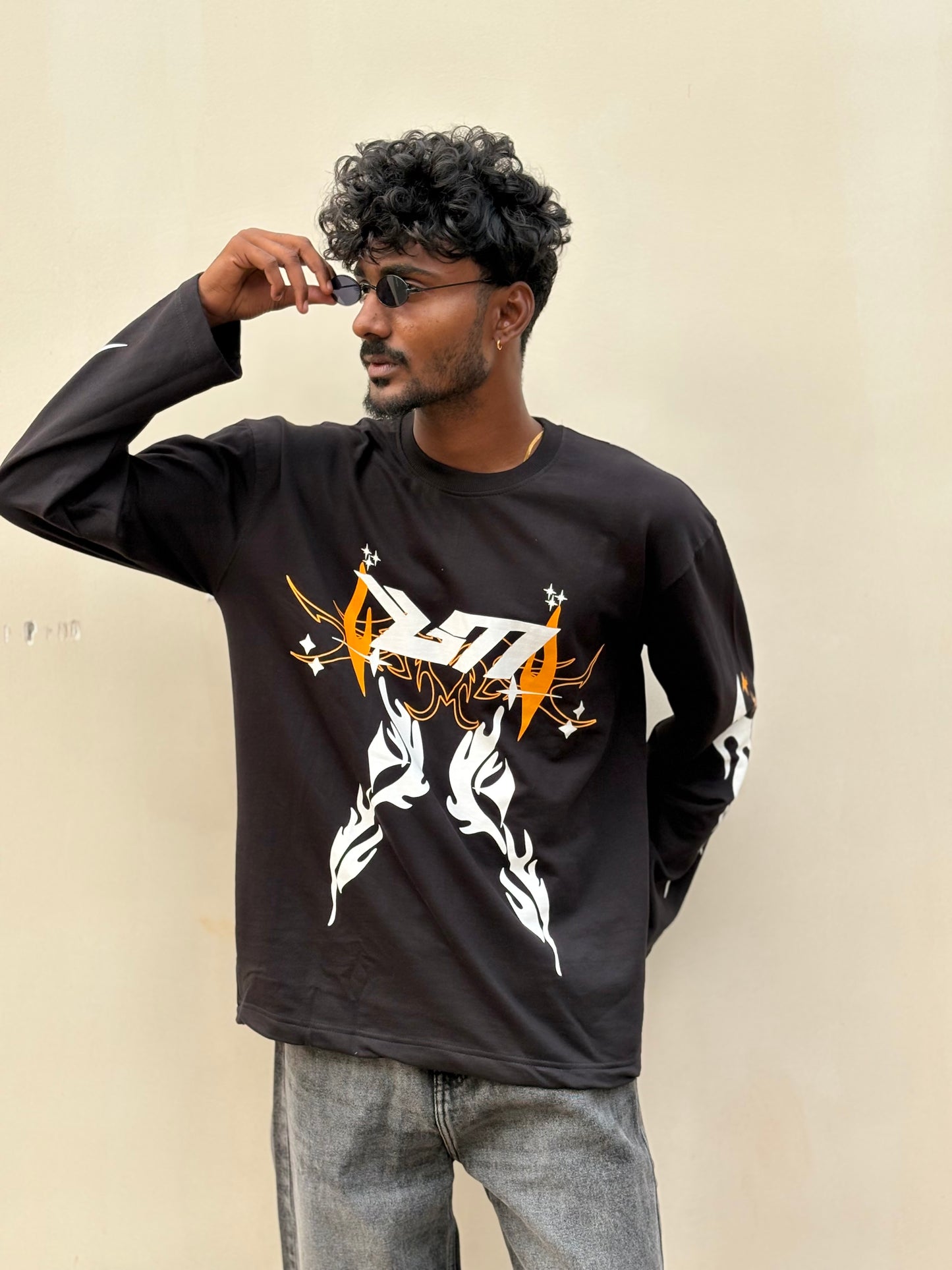 Black Full Sleeve Tshirt